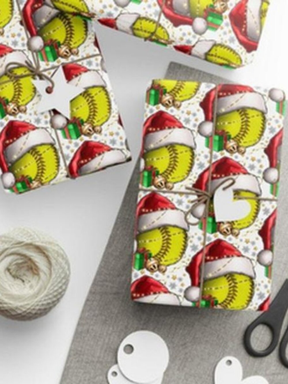 Ins Fresh Style Lemon Snowflake Wrapping Paper, Light Color Printed Gift Paper,